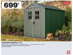 Brico Dépôt Dim - abri résine-darthun 86 4 4k offre