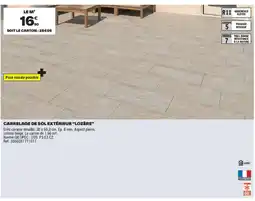 Brico Dépôt Carrelage de sole extérieur lozere offre