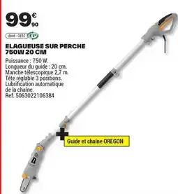 Brico Dépôt Oregon - elagueuse sur perche 750w 20 cm offre
