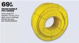 Brico Dépôt Drain aunielé pvc 100mini offre