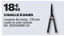 Brico Dépôt Cisaille à haies offre