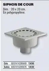 Brico Dépôt Dim - siphon de cour offre