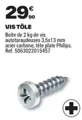 Brico Dépôt Philips - vis tôle offre
