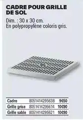 Brico Dépôt Dim - cadre pour grille offre