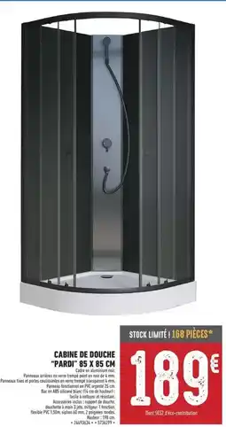 Brico Cash Carne de douche pard offre