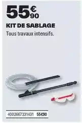Brico Dépôt Tous - kit de sablage offre