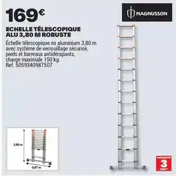 Brico Dépôt Echelle télescopique alu offre
