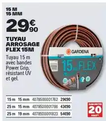 Brico Dépôt Gardena - tuyau arrosage flex 15m offre