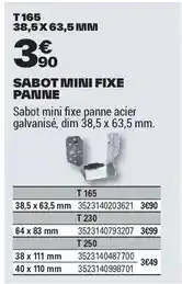 Brico Dépôt Dim - mini fixe panne offre