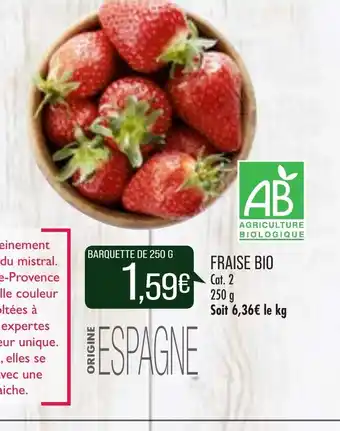 Match Fraise bio offre