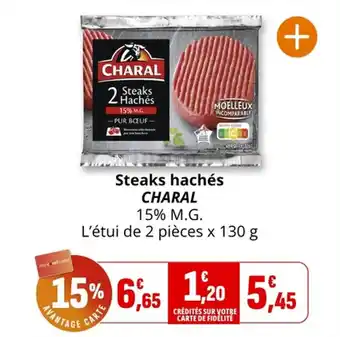 Coccimarket Steaks hachés charal offre