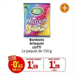 Coccimarket Bonbons arlequin lutti offre