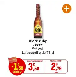 Coccimarket Bière ruby leffe offre