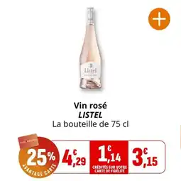 Coccimarket Vin rosé listel offre