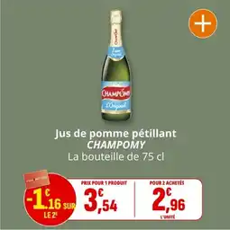 Coccimarket Jus de pomme pétillant champomy offre