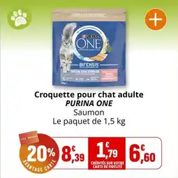 Coccimarket Croquette pour chat adulte purina one offre