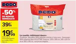 Carrefour Market La couette infiniment douce offre