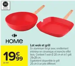 Carrefour Market Lot wok et grill offre