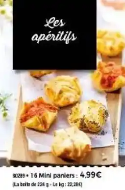 Thiriet 16 Mini paniers offre