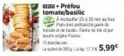 Thiriet Préfou tomate,basilic offre