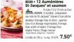 Thiriet 12 aumônières st-jacques' et saumon offre