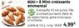 Thiriet 8 Mini croissants emmental offre