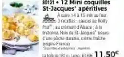 Thiriet 12 Mini coquilles St-Jacques aperitives offre