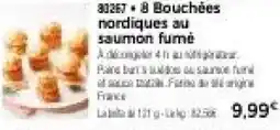 Thiriet 8 Bouchées nordiques au saumon fumé offre