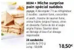 Thiriet Miche surprise pain spécial suédois offre
