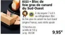 Thiriet Bloc de foie gras de canard du sud-ouest offre