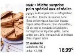 Thiriet Miche surprise pain spécial aux céréales offre