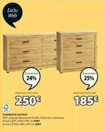 JYSK Commode Lintrup offre