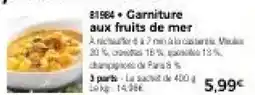 Thiriet Garniture aux fruits de mer offre