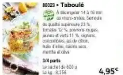 Thiriet Taboulé offre