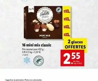 Lidl 16 Mini Mix Classic offre