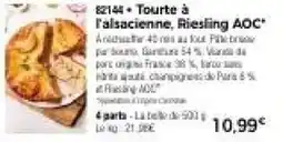 Thiriet Tourte à l'alsacienne, Riesling AOC offre