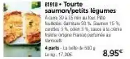 Thiriet Tourte saumon,petits légumes offre