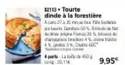 Thiriet Tourte dinde à la forestière offre