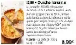Thiriet Quiche lorraine offre