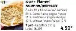 Thiriet Flamm saumon,poireaux offre