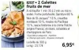 Thiriet 2 Galettes fruits de mer offre