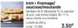 Thiriet Fromage,saucisse,moutarde offre