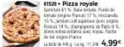 Thiriet Pizza royale offre