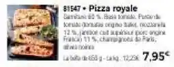 Thiriet Pizza royale offre