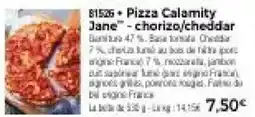 Thiriet Pizza calamity Jane-chorizo,cheddar offre