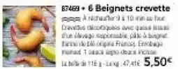 Thiriet 6 Beignets crevette offre