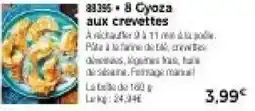 Thiriet 8 Gyoza aux crevettes offre