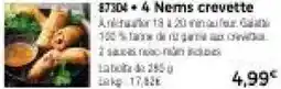 Thiriet 4 Nems crevette offre