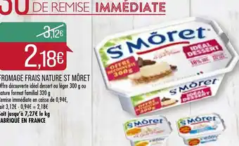 Match Fromage frais nature st môret offre