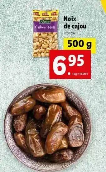 Lidl Noix De Cajou Alesto offre